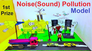 noise(sound) pollution project model making | science project | DIY | howtofunda | still model