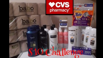 💃CVS $10 CHALLENGE HAUL/CHEAP 🧻🧻 CHEAP L