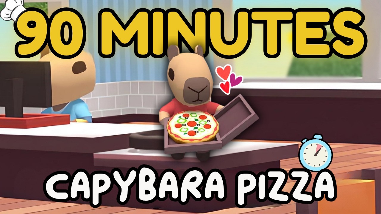 I Had 90 Minutes to Start My Capybara Pizza Cafe (First Look) 🍕