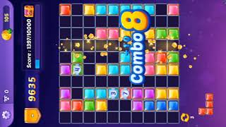 Block puzzle jewel android gameplay | Block puzzle jewel game new levels | Block puzzle game #124  screenshot 5