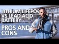 Power Time with Jeff Cote - Lithium LiFePO4 vs Lead Acid Battery, Pros and Cons, Part 1