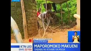 Familia zatatizika eneo la Kilungu kaunti ya Makueni baada ya maporomoko