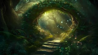 Mystical Forest Ambience with Music | Sleep & Relaxation | Fairy Portal