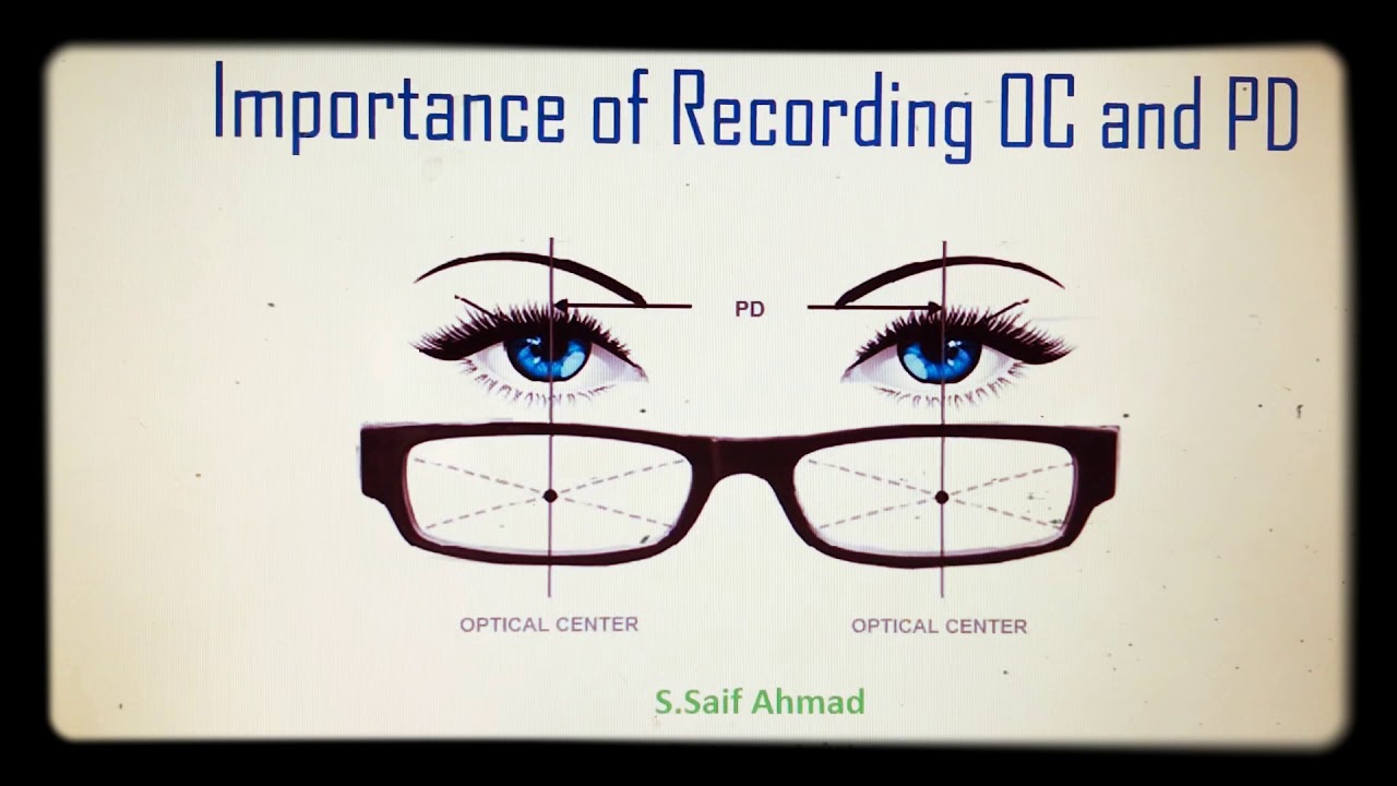 Importance of OC and PD in Single Vision Lenses I Saif ki Optometry
