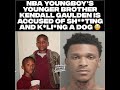 NBA Youngboy’s younger brother Kendall Gaulden is accused of sh**ting and k*li*ng a dog 👀😳!