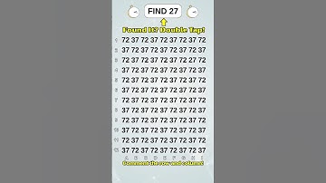 Brain Teaser: Spot the Number #brainteasers #findtheoddoneout