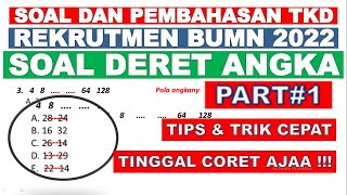  Part 1  Soal Dan Pembahasan Deret Angka Tkd Bumn 2022  Tips Dan Trik Cepat