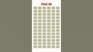 Find the odd number 56 #geniusmindset #puzzle #maths #mathstricks #iqtest #motivation #shorts