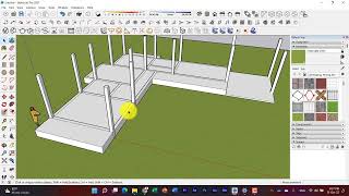 SketchUp การออกแบบบ้าน 1 ชั้น 2 ห้องนอน 2 ห้องน้ำ