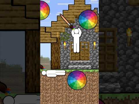 Hider Meccha Chameleon vs. Seeker Minecraft and Mathematics-Angles on a Straight Line