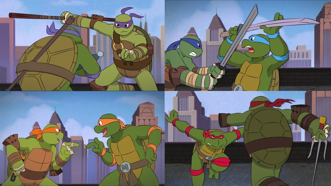 Включи turtles. Черепашки ниндзя 2012 и Черепашки ниндзя 1987.