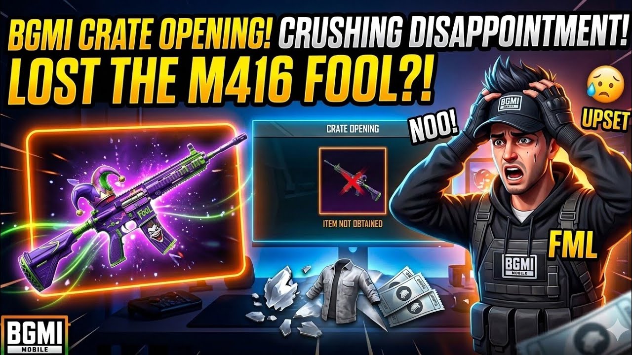 10,000.uc create openning M416 FOOL MADE ME FOOL 😭😭