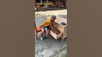 Bàn Làm Việc Giấu Tiền Siêu Đỉnh #banlamviec #video #diy #wood #money #gold #viral #trending #fyp