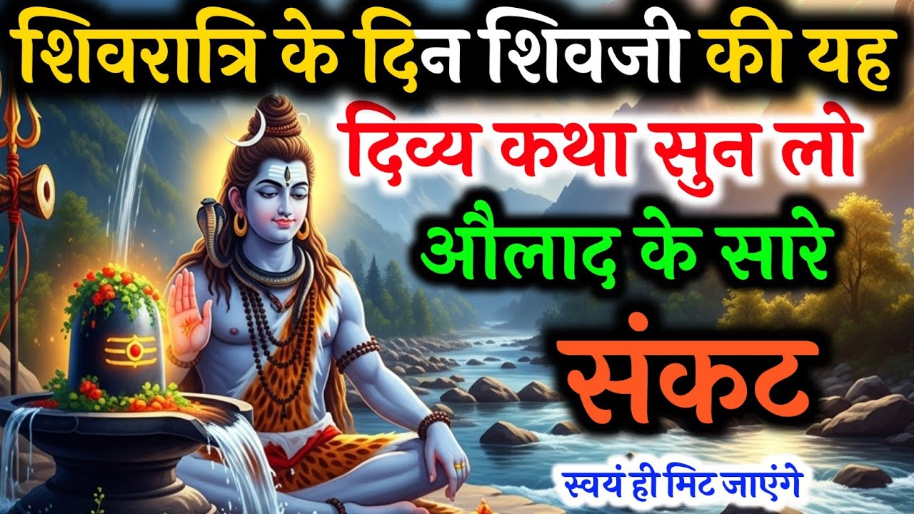 महाशिवरात्रि की पावन कथा | शिव कृपा से कष्ट दूर होते हैं और सुख समृद्धि मिलती है|Mahashivratri Katha