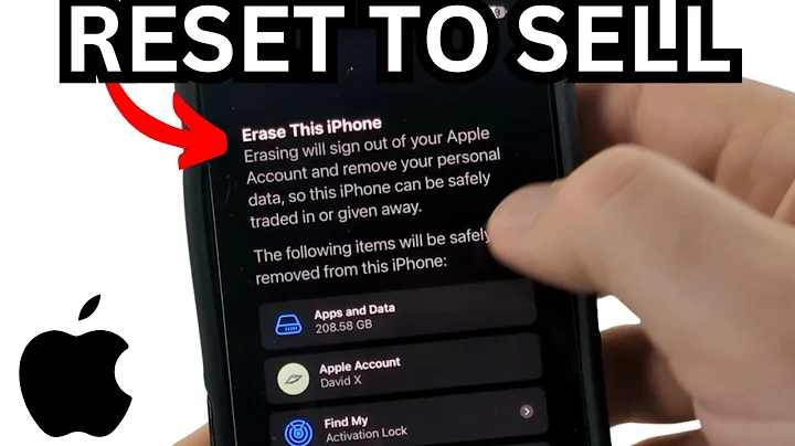 How to Factory Reset iPhone to Sell - Wipe iPhone Before Selling