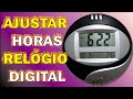 Como AJUSTAR as HORAS do RELÓGIO DIGITAL de PAREDE