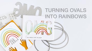 USING OVAL FRAMES TO CREATE RAINBOWS