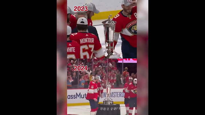 The Panthers did NOT touch the Prince of Wales Trophy after losing the Stanley Cup Final in 2023 😅