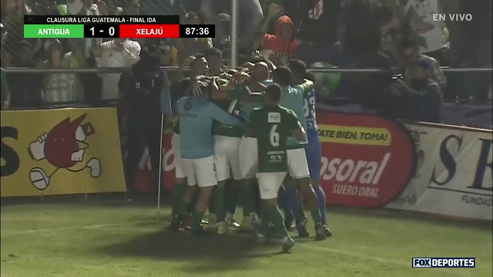 Gol de Cristian Hernández | Antigua 1-0 Xelajú | Guatemala en FOX | Final de ida | 24 de mayo