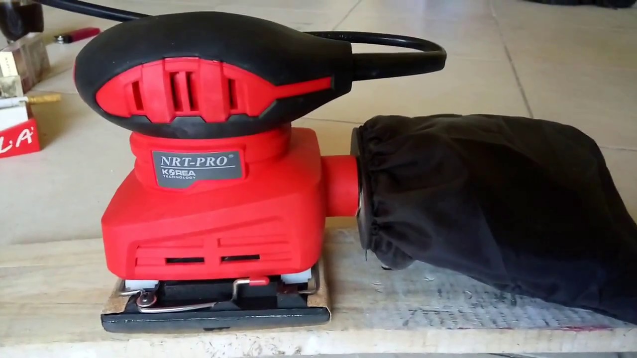 Review Mesin Amplas / Electric Sander NRT - PRO - YouTube