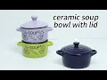 ceramic soup bowl with lid