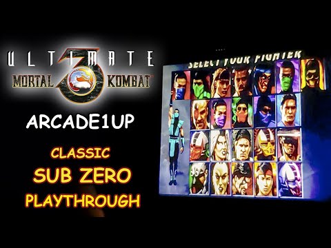 ULTIMATE MORTAL KOMBAT 3 Arcade1UP - CLASSIC SUB ZERO PLAYTHROUGH + ENDING // LETS PLAY from JDCgaming