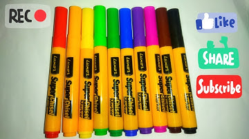 "Super Chisel Markers Unboxing & Review: Bold Colors for Creative Masterpieces!"