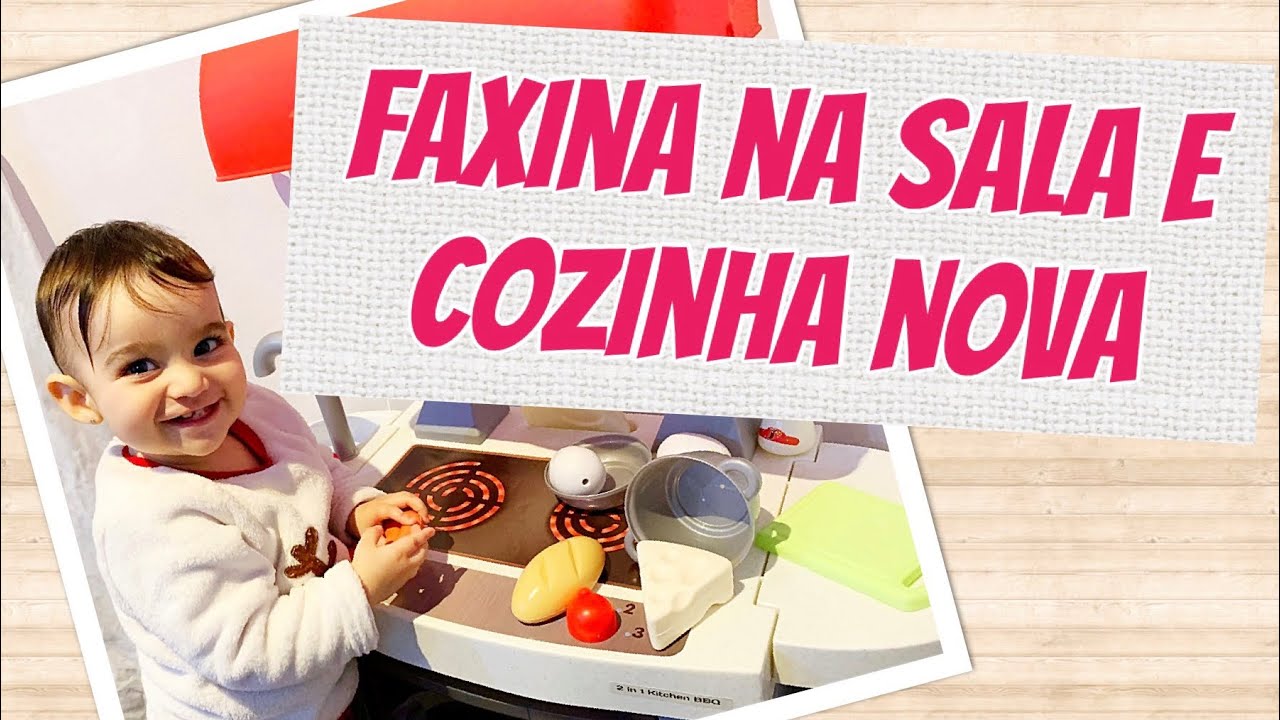 Faxina na Sala + cozinha Nova - YouTube