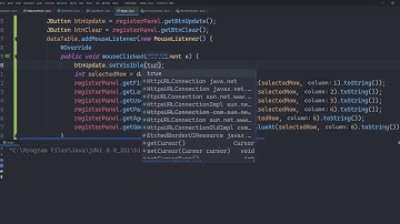 JAVA GUI Events Part D: Dynamic user interface and adding shortcut keys to menu