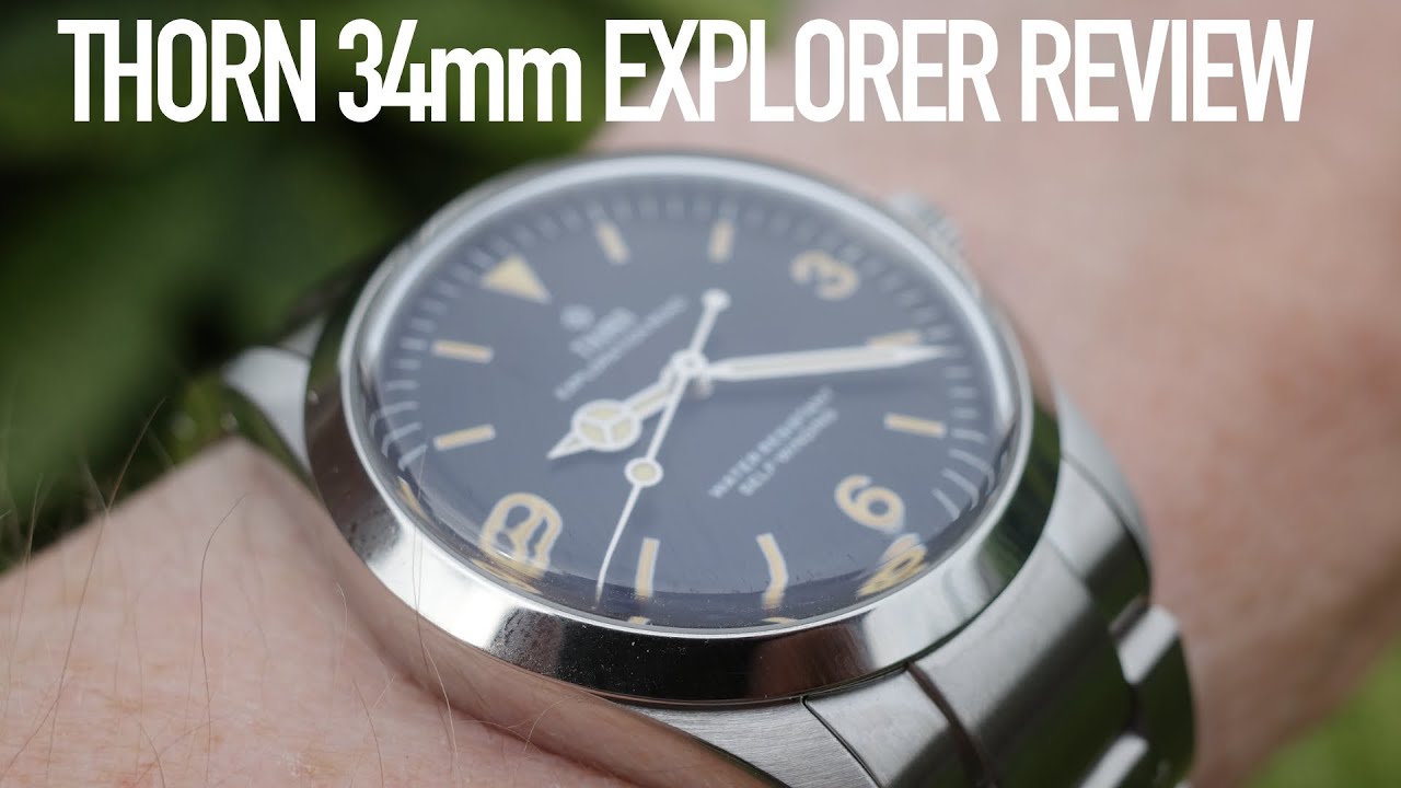 Thorn T005 34mm affordable vintage Explorer homage - small but 