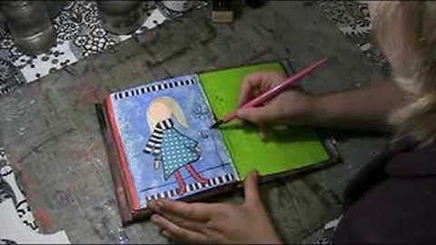 Vintage Bloknote - #01 - Art Journaling Mixed Media Workshop - Bloknote TV episode 01