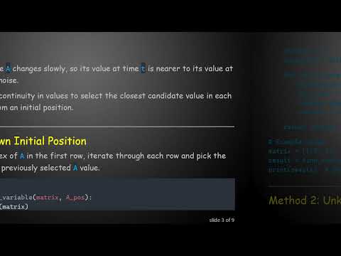 Track Slowly Varying Values in an Nx2 Array Using Python and NumPy