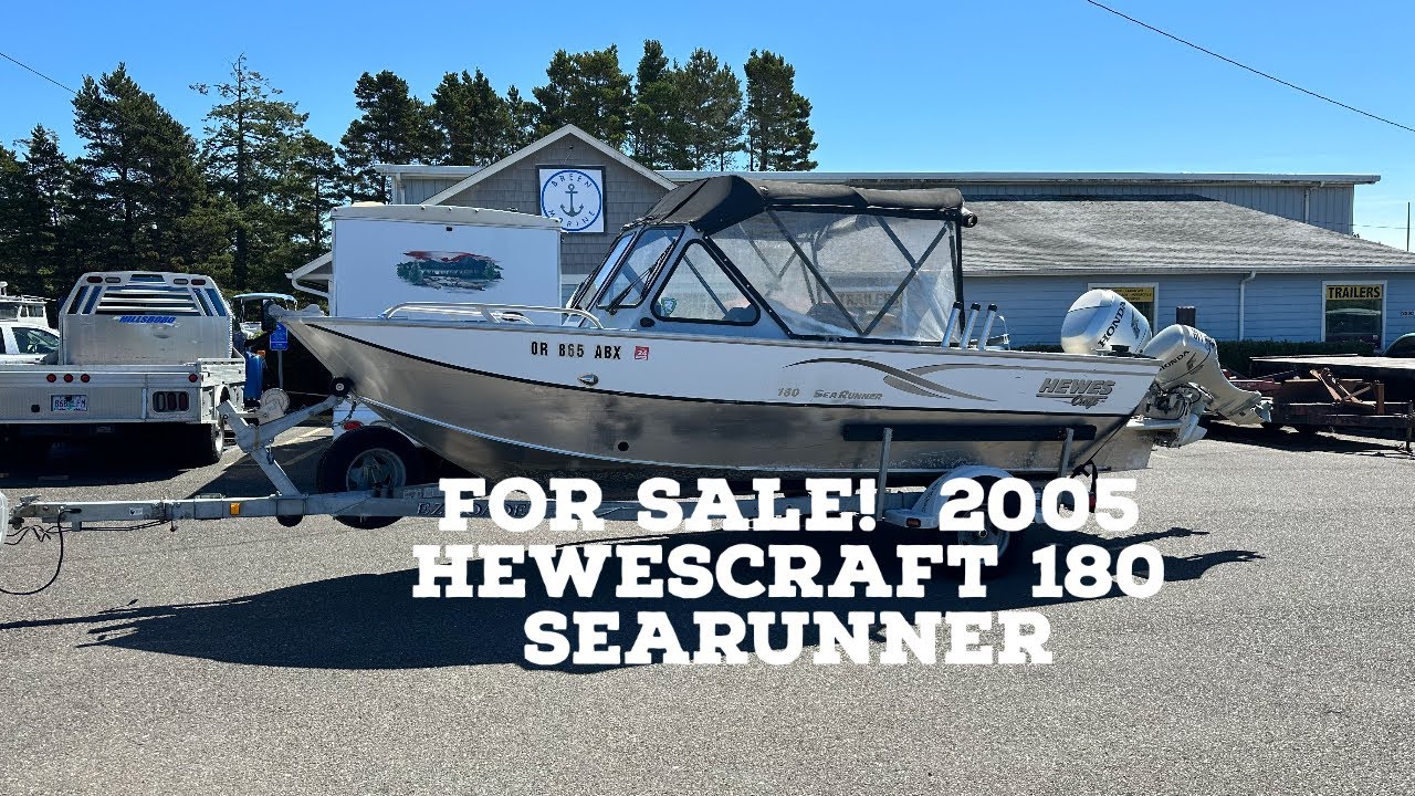 (SOLD) 2005 Hewescraft 180 SeaRunner with Honda 90 and 9.9HP