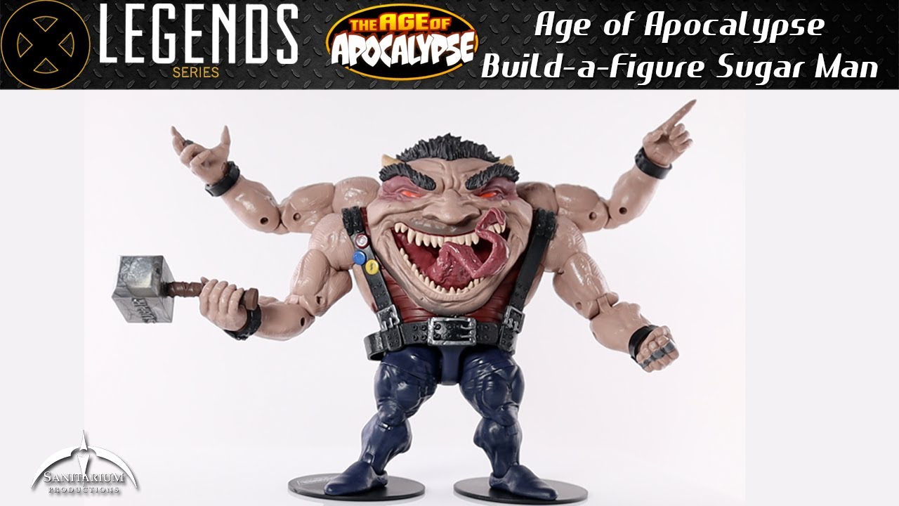 Marvel Legends X-Men Age of Apocalypse Build-A-Figure Sugar Man Unboxing and Review