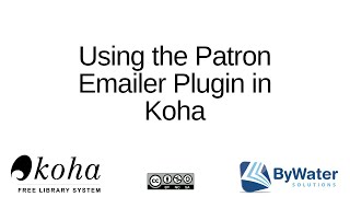 Koha Tips and Tricks – ByWater Solutions – Koha Open Source ...