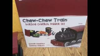 Chew Chew Train Dinner Set Review (Choo Choo Train)