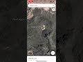 صورة غريبة من قوقل ماب في قمة جبل اللوز