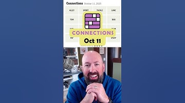 NYT Connections - Oct 11