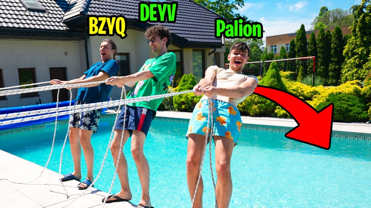 KTO OSTATNI WPADNIE DO BASENU WYGRYWA 1000ZŁ!