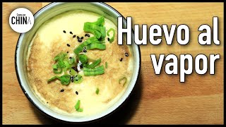 Huevo al vapor estilo chino - 蒸蛋