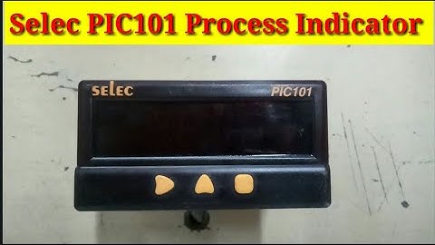 Selec PIC101 process Indicator.