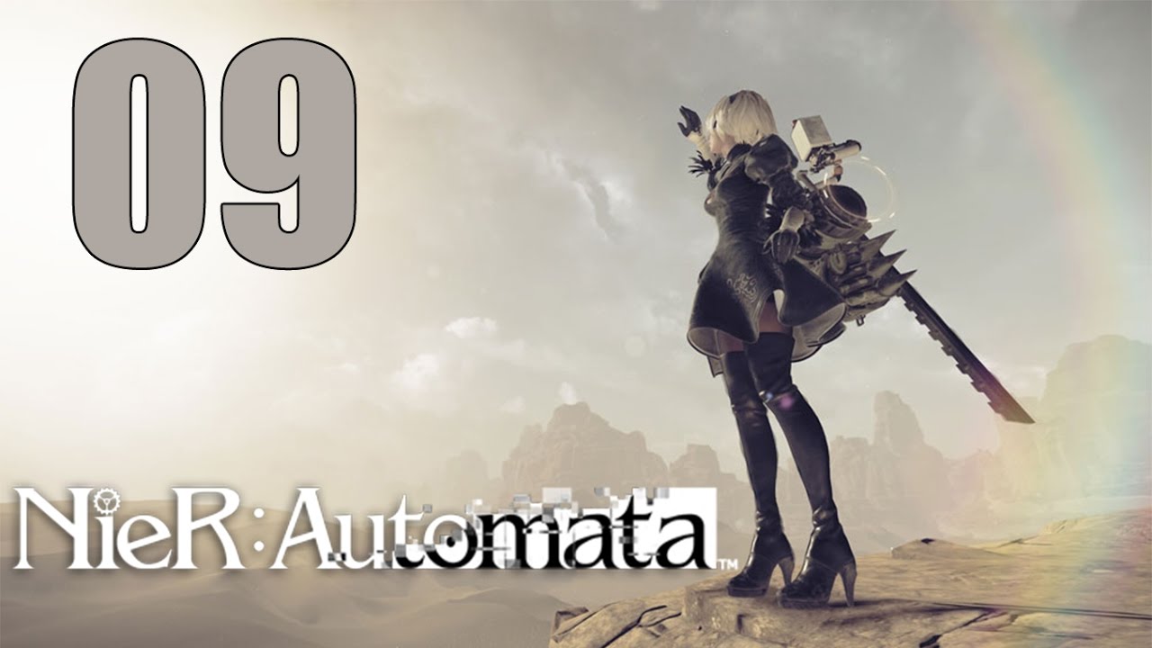NieR: Automata - Let's Play Part 9: The Wandering Couple - YouTube