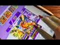 【ASMR,小声】ポケポケのリザードンパックを10連開封音フェチ♪/魔女爪タッピング