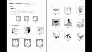 PET 3 Listening Test 2 Part 1