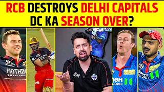 RCB DESTROYS DELHI CAPITALS | DC KA SEASON OVER? | 2ND TROPHY LOADING FOR RCB? #ipl2026 #rcbvsdc