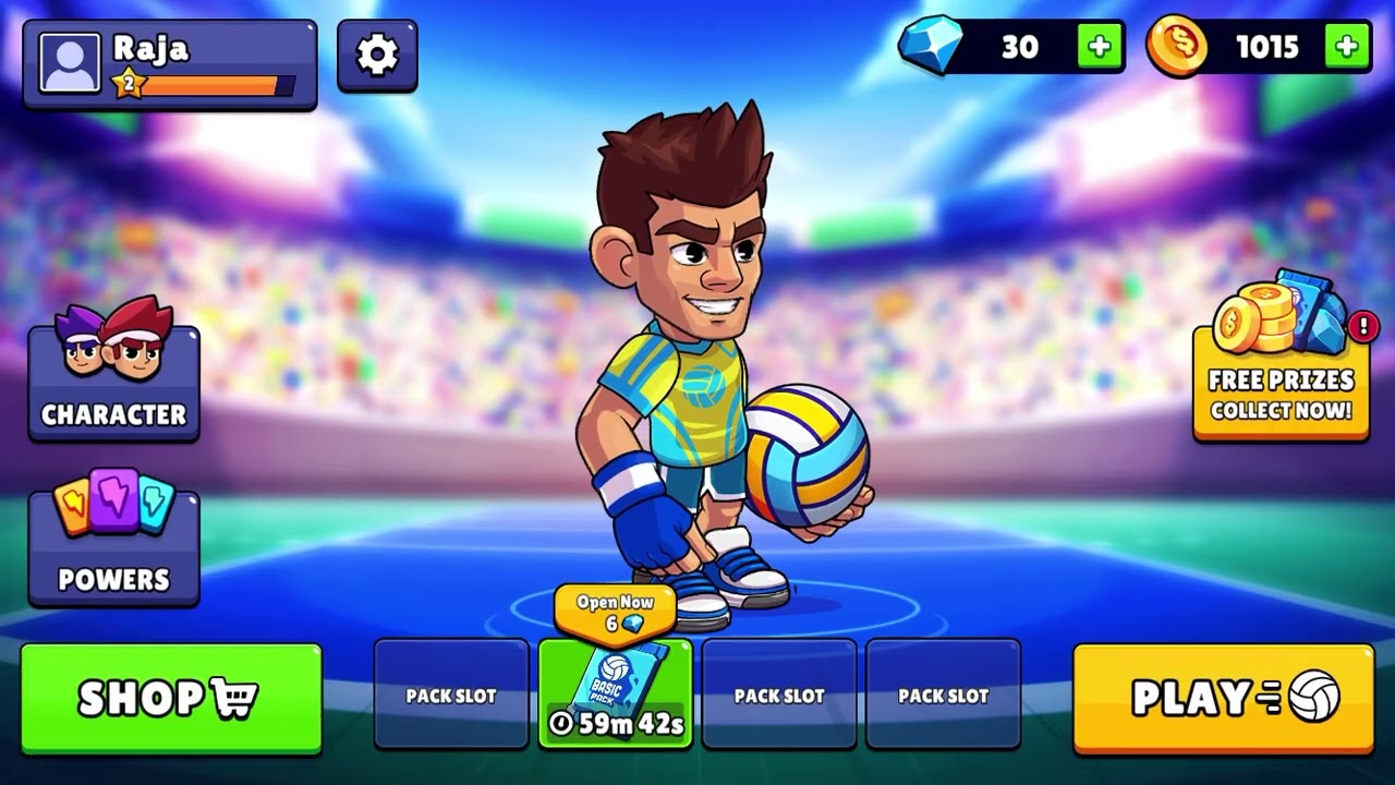 How To Play Volleyball Arena Video Game Walkthrough Android/Ios