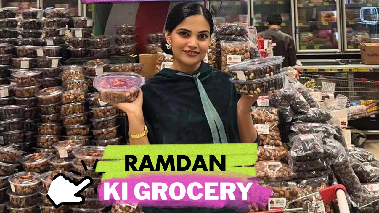 Ramadan Ki Tayyarian Start♥️😇|Grocery Shopping Karli🤩🛍️|Free Mein Noodles Mill Gayi🥰😍