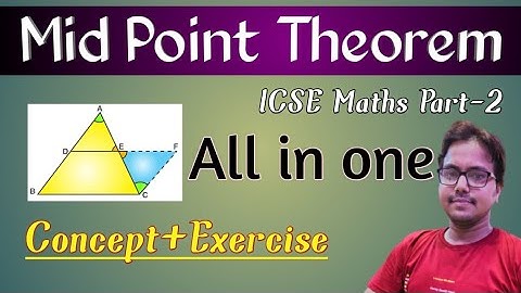Live maths class 9 mid Point Theorem