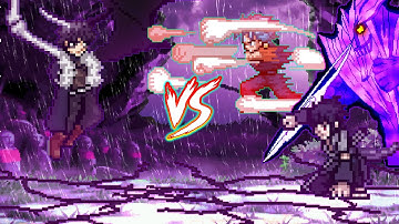 ZENON new VS VEGETTO Blue kaioken & SASUKE INDRA OP IN JUMP FORCE MUGEN