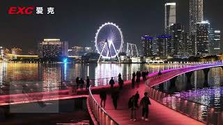 EXC Lighting Illuminates #SuzhouFerrisWheel "Suzhou Eye" – Asia's Largest Waterside Ferris Wheel!